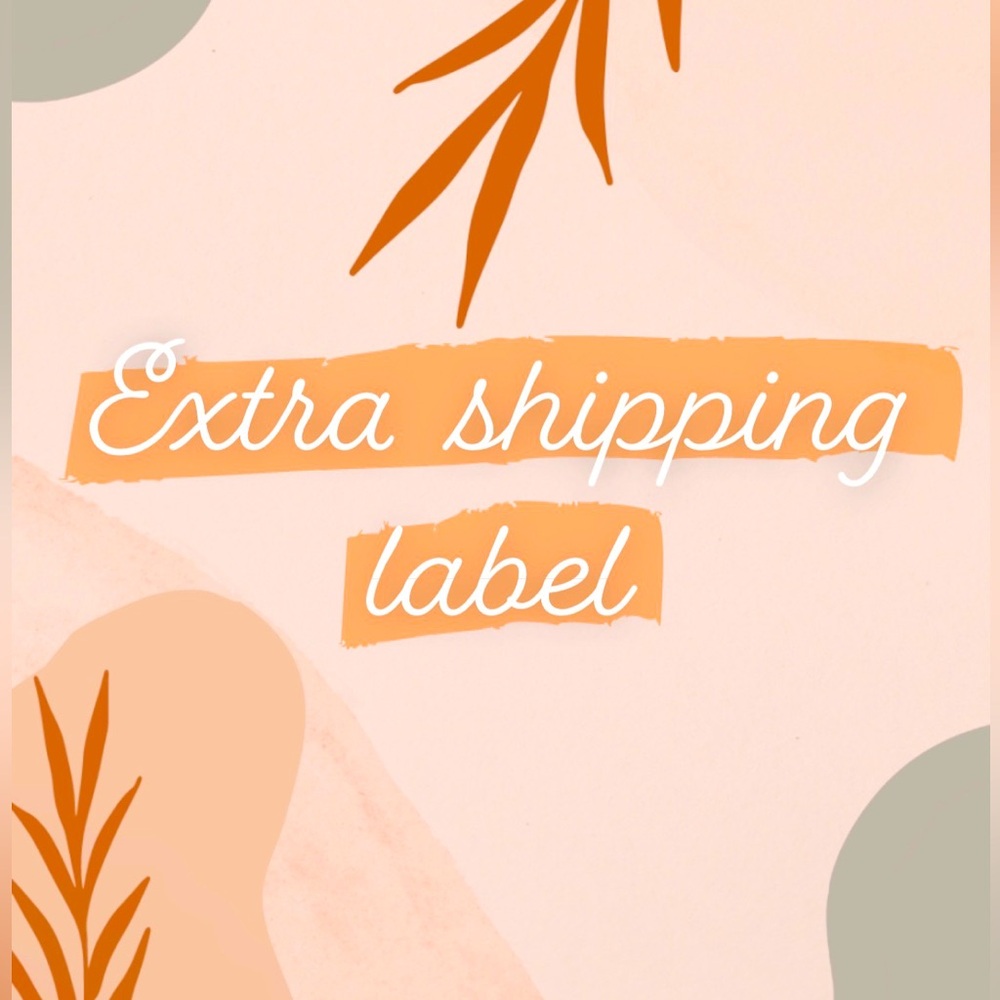 🚀Extra shipping label🚀